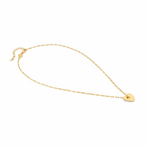 ESSENTIALS NECKLACE 148202/006 GOLD CHAIN & HEART