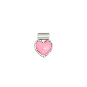 SEIMIA PENDANT 148823/008 FUCHSIA HEART
