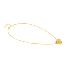 Load image into Gallery viewer, LOVELIGHT NECKLACE 149706/024 GOLD HEART WITH RAINBOW CZ
