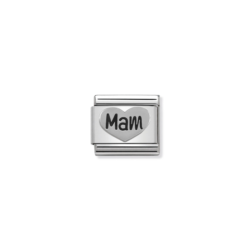 COMPOSABLE CLASSIC LINK 330101/15 MAM HEART IN 925 SILVER