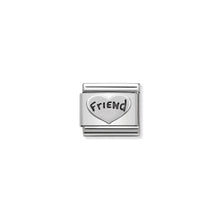 Load image into Gallery viewer, COMPOSABLE CLASSIC LINK 330101/18 FRIEND HEART IN 925 SILVER
