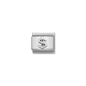 COMPOSABLE CLASSIC LINK 330101/31 DOLLAR IN 925 SILVER