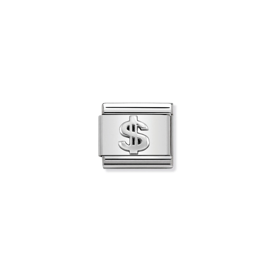 COMPOSABLE CLASSIC LINK 330101/31 DOLLAR IN 925 SILVER