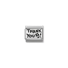 Load image into Gallery viewer, COMPOSABLE CLASSIC LINK 330102/42 THANKYOU IN 925 SILVER
