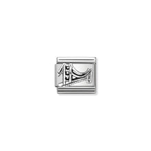Load image into Gallery viewer, COMPOSABLE CLASSIC LINK 330105/02 GOLDEN GATE BRIDGE RELIEF IN 925 SILVER
