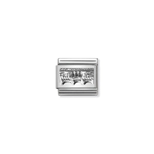 COMPOSABLE CLASSIC LINK 330105/13 PONTE VECCHIO RELIEF IN 925 SILVER