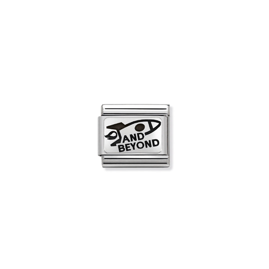 COMPOSABLE CLASSIC LINK 330109/25 AND BEYOND PLANET (TO INFINITY AND BEYOND) IN 925 SILVER
