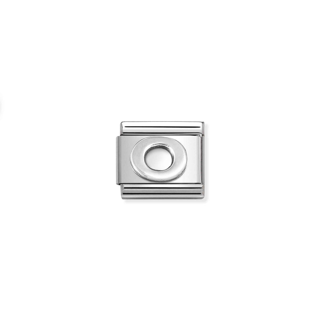 COMPOSABLE CLASSIC LINK 330113/15 LETTER O IN 925 SILVER