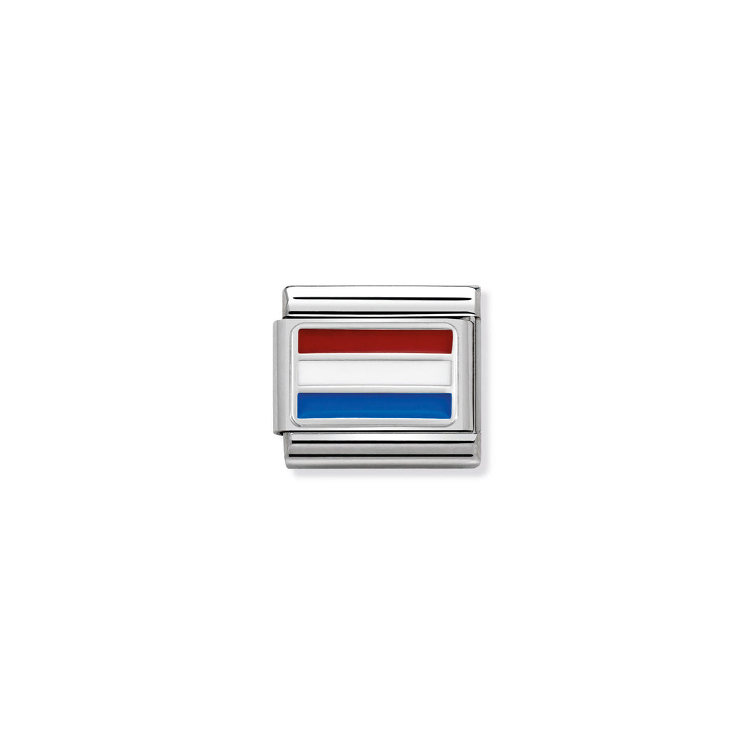 COMPOSABLE CLASSIC LINK 330207/19 HOLLAND IN ENAMEL & 925 SILVER