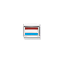 Load image into Gallery viewer, COMPOSABLE CLASSIC LINK 330207/20 LUXEMBOURG IN ENAMEL &amp; 925 SILVER
