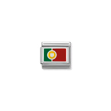 Load image into Gallery viewer, COMPOSABLE CLASSIC LINK 330207/23 PORTUGAL IN ENAMEL &amp; 925 SILVER
