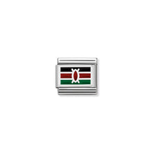 Load image into Gallery viewer, COMPOSABLE CLASSIC LINK 330207/31 KENYA IN ENAMEL &amp; 925 SILVER
