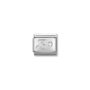 COMPOSABLE CLASSIC LINK 330302/10 CAPRICORN ZODIAC WITH CZ IN 925 SILVER