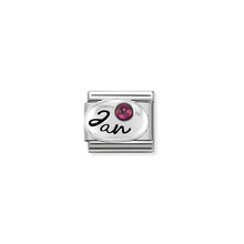 Load image into Gallery viewer, COMPOSABLE CLASSIC LINK 330505/01 JANUARY GARNET IN 925 SILVER
