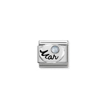 Load image into Gallery viewer, COMPOSABLE CLASSIC LINK 330505/03 MARCH AQUAMARINE IN 925 SILVER
