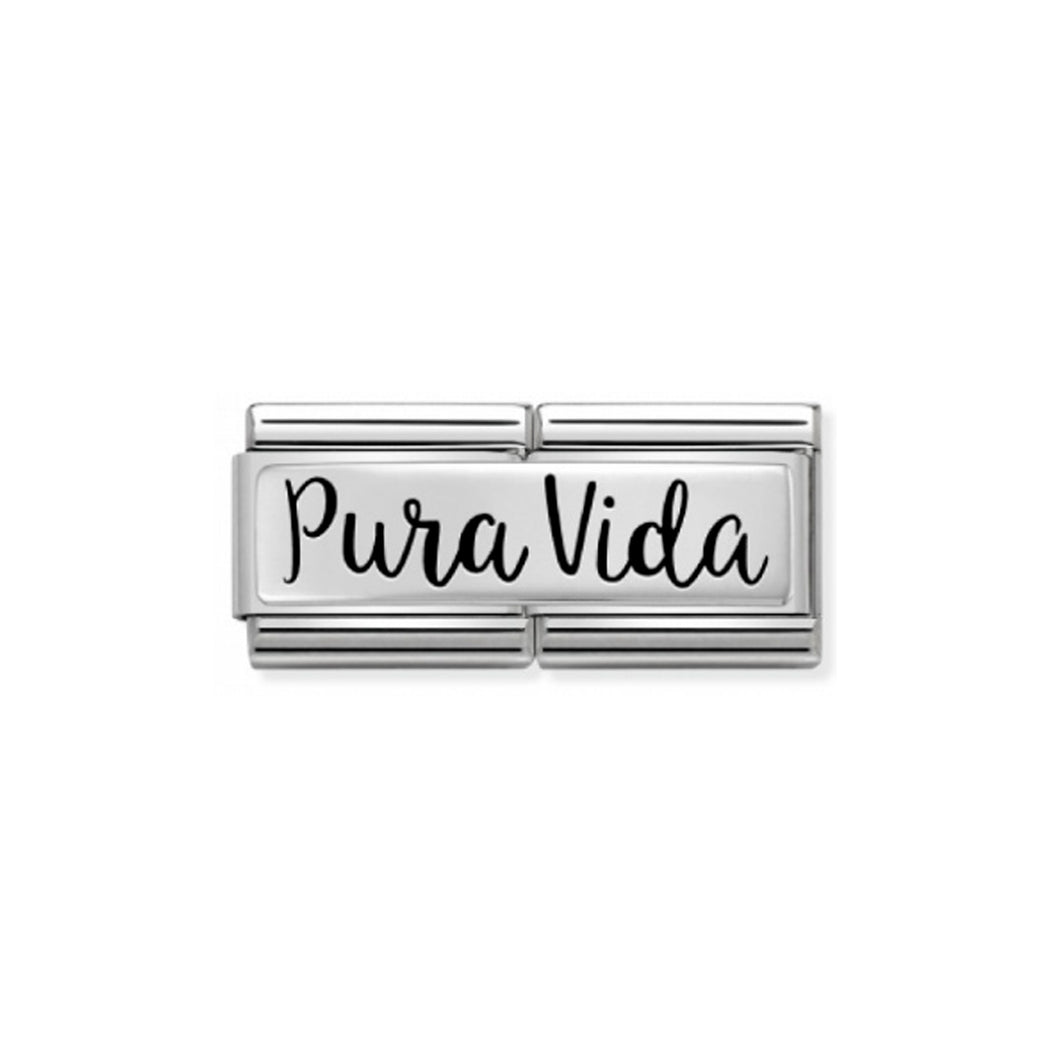 COMPOSABLE CLASSIC DOUBLE LINK 330710/27 PURA VIDA IN 925 SILVER