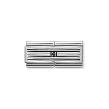 Load image into Gallery viewer, COMPOSABLE CLASSIC DOUBLE LINK 330730/01 ROWS WITH CZ IN 925 SILVER
