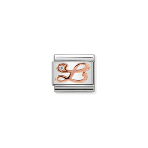 COMPOSABLE CLASSIC LINK 430310/12 LETTER L IN 9K ROSE GOLD