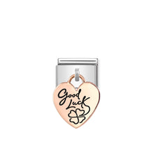 Load image into Gallery viewer, COMPOSABLE CLASSIC LINK 431803/07 GOOD LUCK CHARM IN 9K ROSE GOLD
