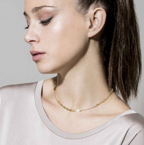 ARMONIE NECKLACE 146902/010 SILVER OVALS