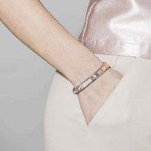 Load image into Gallery viewer, COMPOSABLE CLASSIC DOUBLE LINK 430731/01 PAVÉ WHITE CZ IN 9K ROSE GOLD
