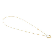 Load image into Gallery viewer, UNICA LARGE PENDANT NECKLACE 146406/006 GOLD PENDANT &amp; CZ
