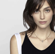 Load image into Gallery viewer, SEIMIA COLOURED TOURMALINE NECKLACE 148803/050 WITH ROSE GOLD FINISH
