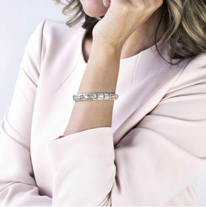 COMPOSABLE CLASSIC LINK 430202/02 CAMELLIA 9K ROSE GOLD & ENAMEL